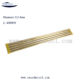EDM drilling brass electrode on EDM machine